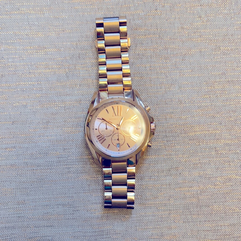 Rose gold Michael Kors watch